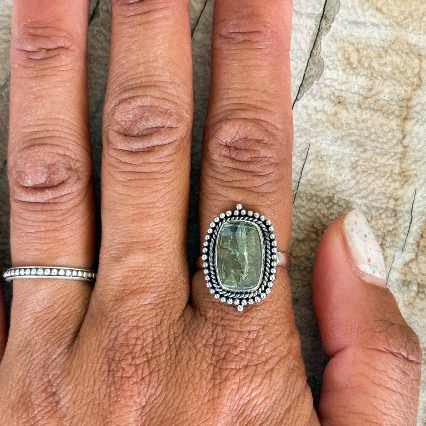 Verdant Kyanite Ring