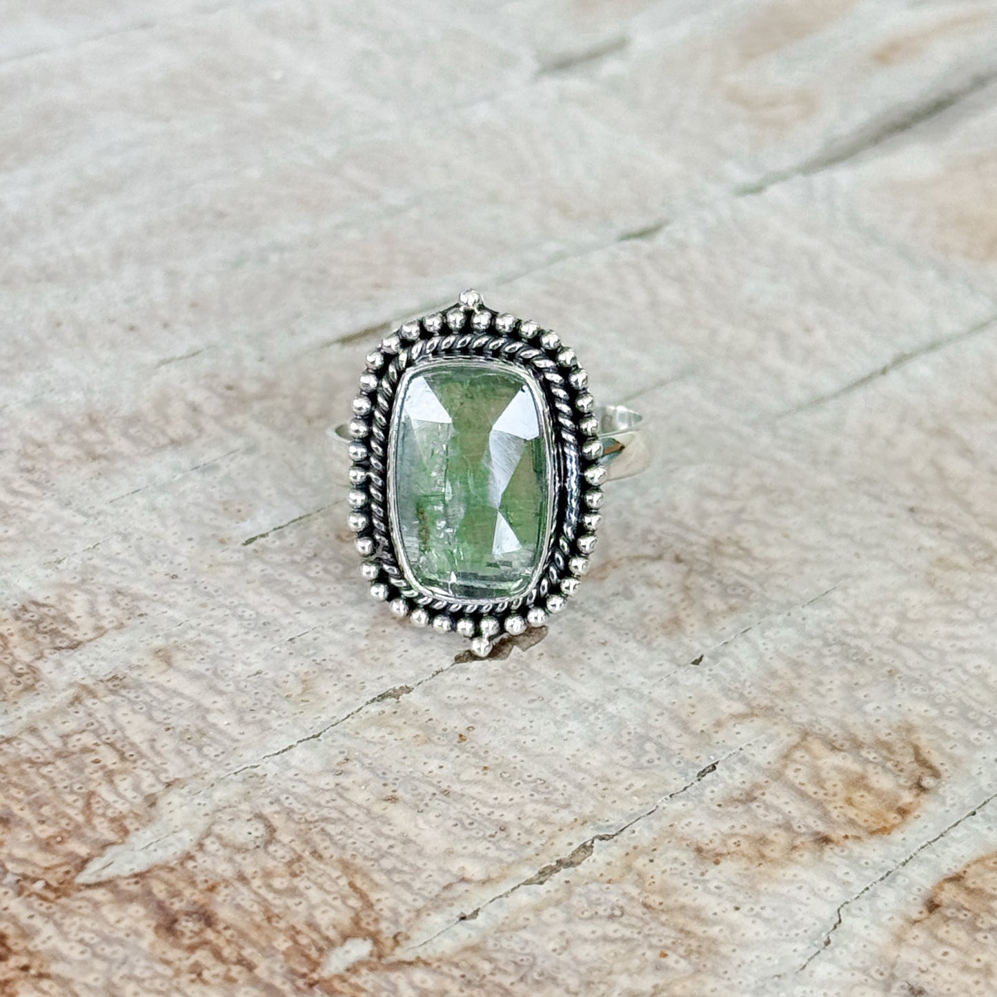 Verdant Kyanite Ring