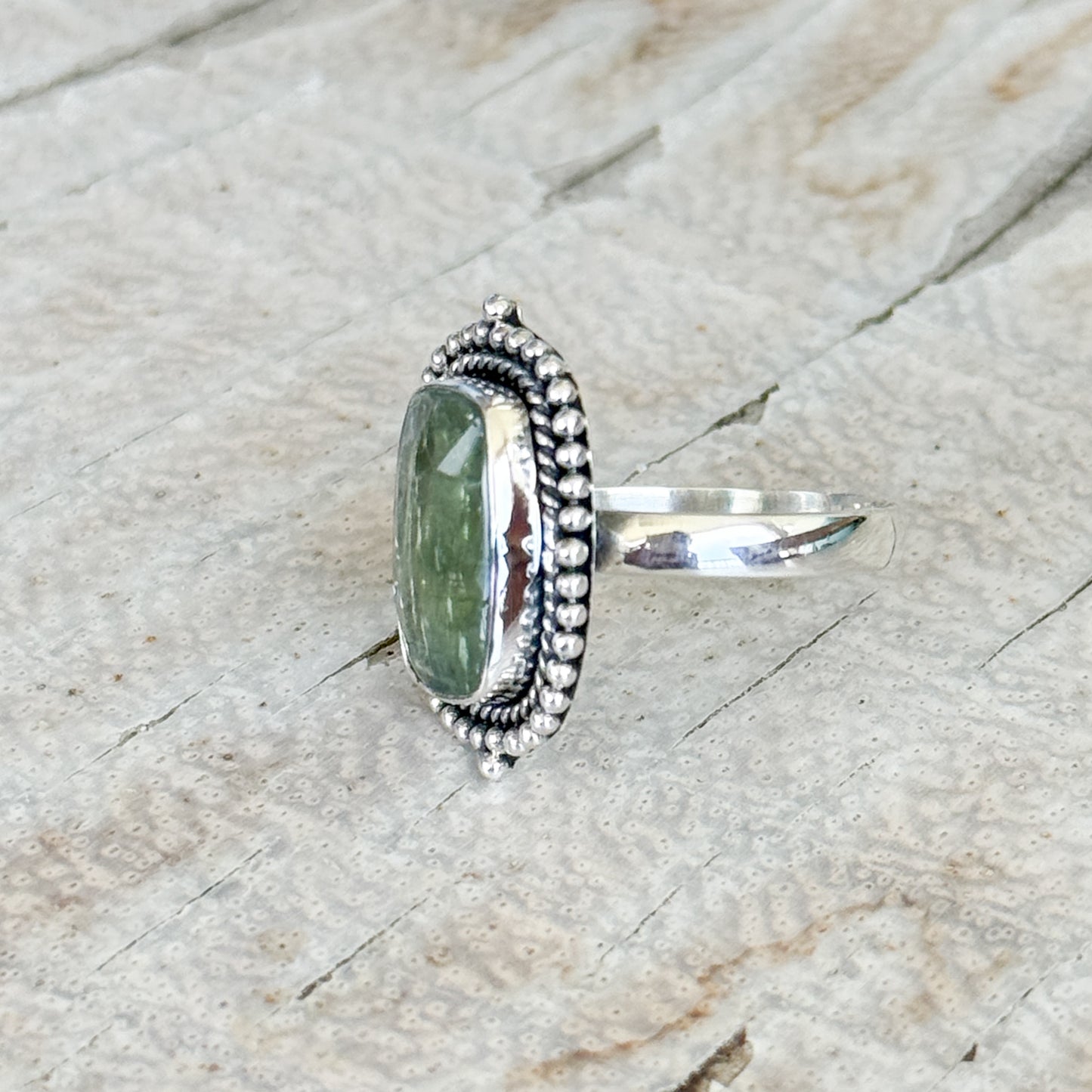 Verdant Kyanite Ring