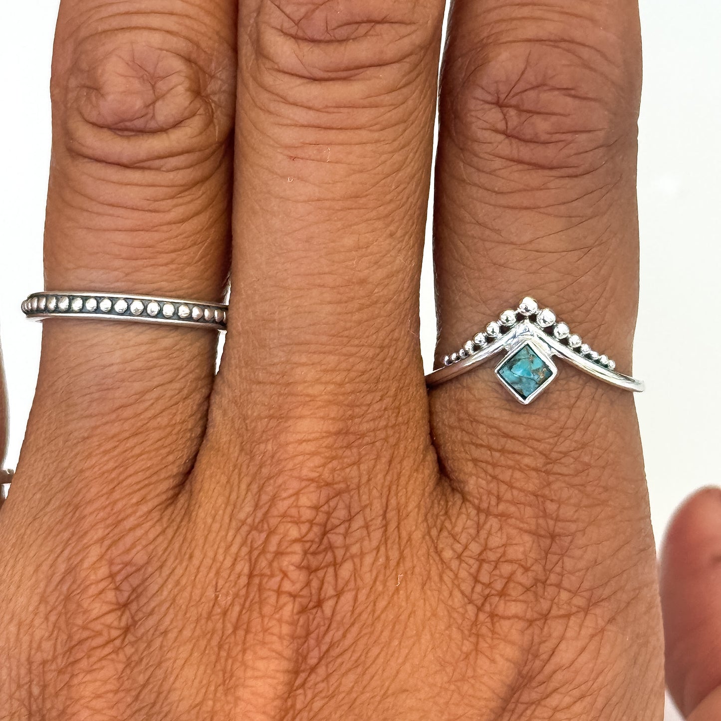 Mosaic Chevron Ring