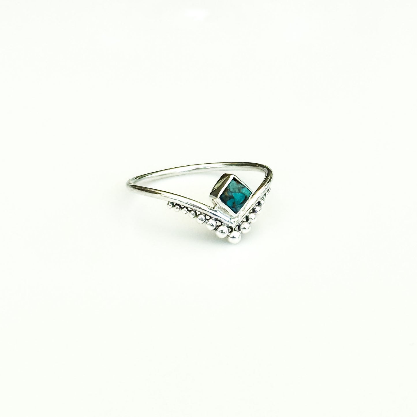 Mosaic Chevron Ring