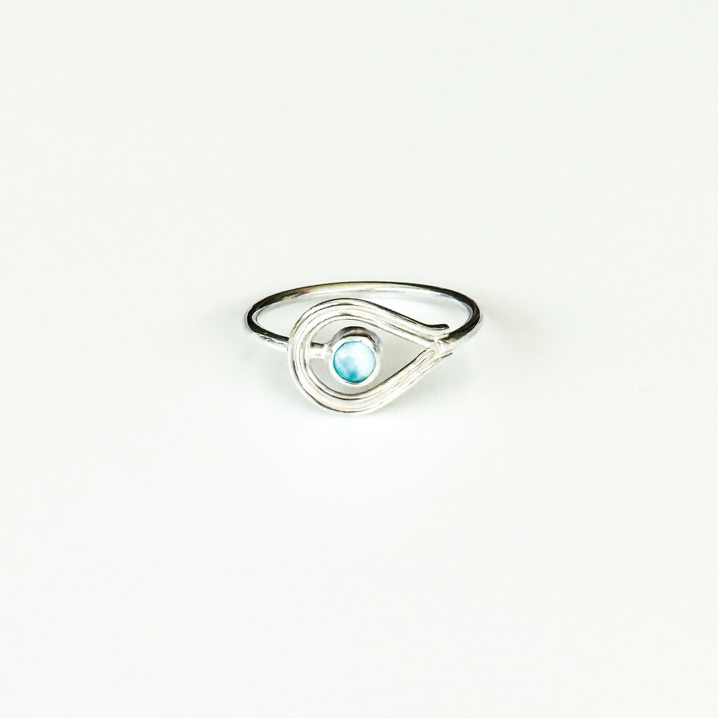 Larimar Dew Ring