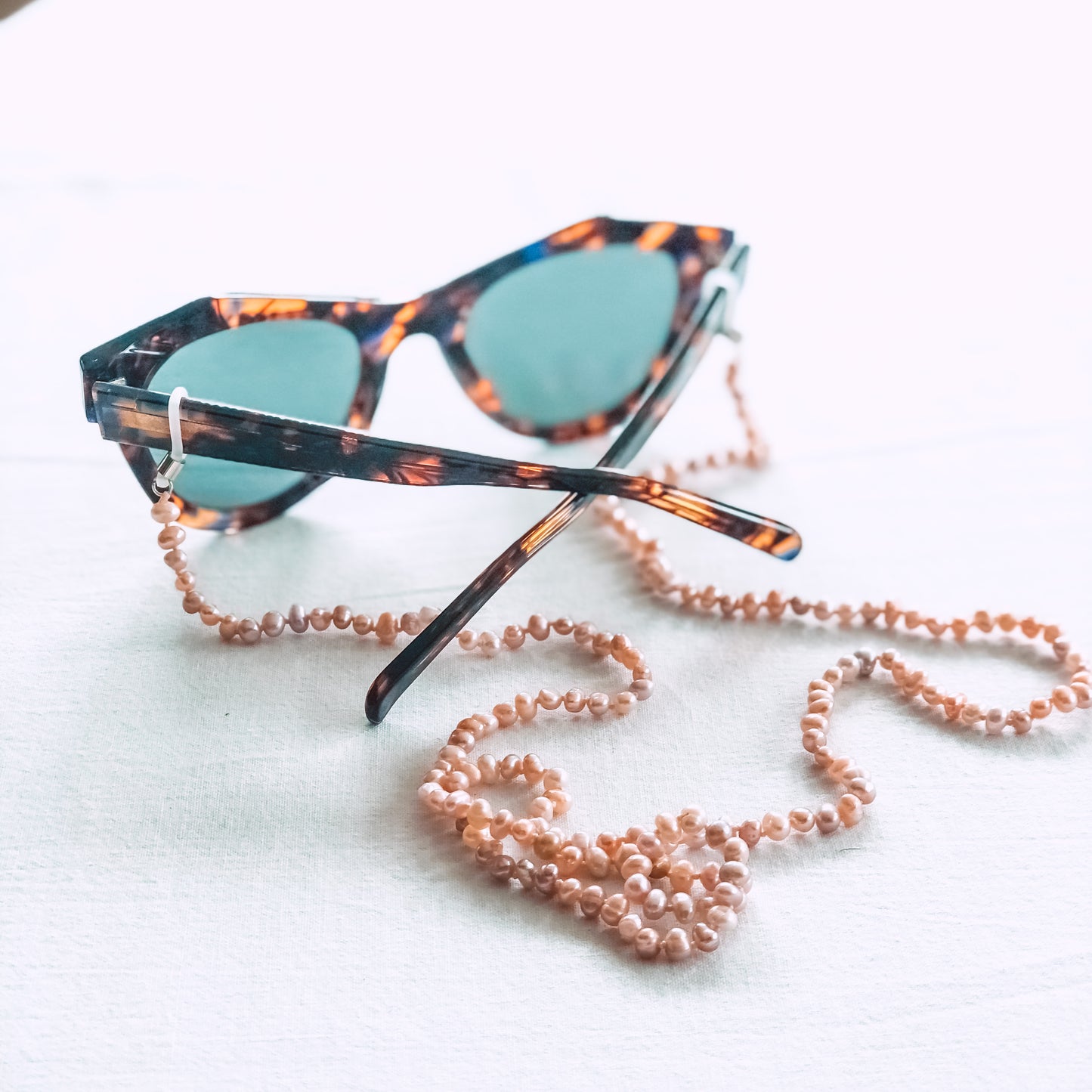 Pink Freshwater Pearl Sunglass Chain